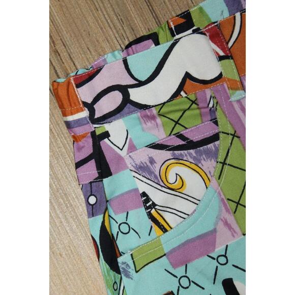 KAKTUS RARE PRINT Musicians / Instruments / Women's Pants Medium Cotton Spandex - Picture 2 of 5